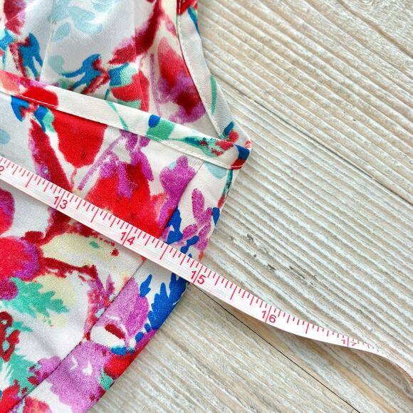 Yumi Kim Cleo Floral V-Neck Maxi‎ Dress | White/Multi Size XS - Picture 9 of 11